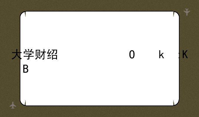 大学财经类专业排名
